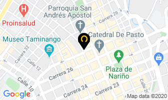 Mapa de Pollo Express en Pasto