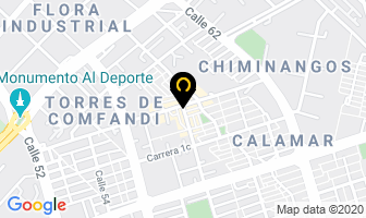 Mapa de Pollo Frito Abelardo's en Cali