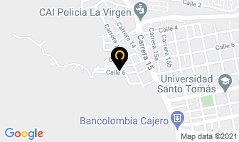 Mapa de Pollo Klik en Bucaramanga