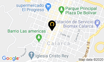 Mapa de Pollo Listo La 25 en Calarcá