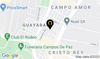 Mapa de Pollo Pan en Medellín