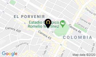 Mapa de Pollo San S.a. en Barranquilla