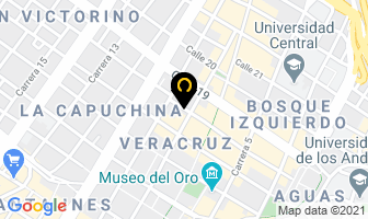 Mapa de Pollo Suizo en Bogotá D.C
