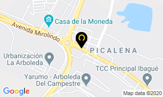 Mapa de Pollo Vallenato en Ibagué