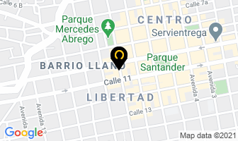 Mapa de Pollo X Presa en Cúcuta