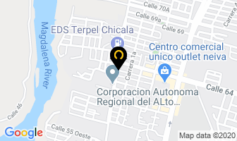 Mapa de Pollo Y Parrilla en Neiva