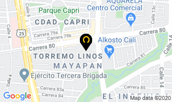 Mapa de Polloriko Siemprerico. en Cali