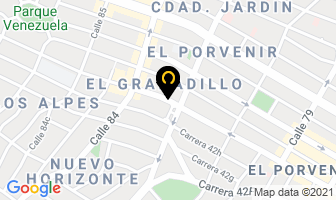 Mapa de Pollos Arana 43 en Barranquilla