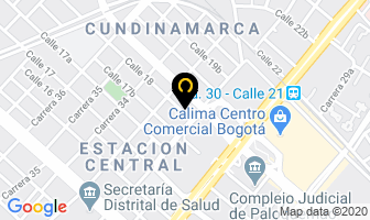 Mapa de Pollos Campeón en Bogotá D.C