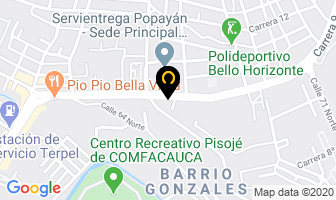 Mapa de Pollos El Bucanero S.a. en Popayán