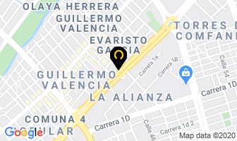 Mapa de Pollos El Bucanero S.a. en Cali