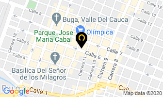 Mapa de Pollos El Bucanero S.a. en Buga