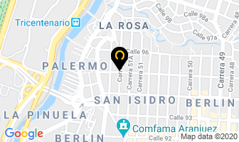Mapa de Pollos El Dorado en Medellín
