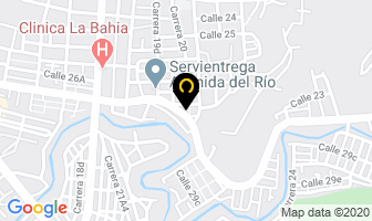 Mapa de Pollos Hucana en Santa Marta