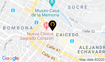 Mapa de Pollos Mario en Medellín