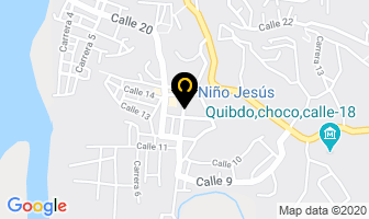 Mapa de Pollos Niño Jesus en Quibdo