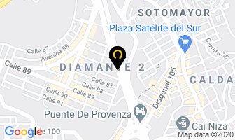 Mapa de Pollos Plussultra en Bucaramanga