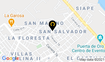 Mapa de Pollos.com en Barranquilla