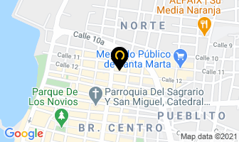 Mapa de Polo Olga en Santa Marta