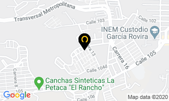Mapa de Poltronas J.e. en Bucaramanga
