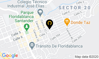 Mapa de Polyacrilsan en Floridablanca