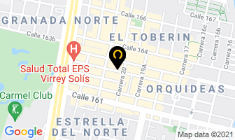 Mapa de Polynet Ltda. en Bogotá D.C