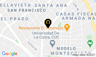 Mapa de Pomo & Cía. Ltda. en Barranquilla