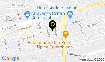 Mapa de Pomodoros Pizzería en Ibagué