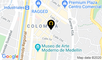 Mapa de Ponque Regio Y Tradicional en Medellín