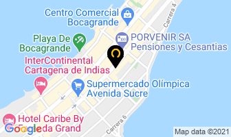 Mapa de Pools Arts en Cartagena