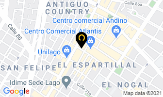 Mapa de Pop Golf en Bogotá D.C