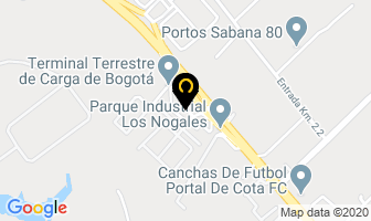 Mapa de Porkys Parrilla Bar - Ltda en Cota
