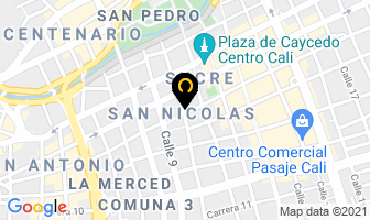 Mapa de Posada Baron Asociados en Cali