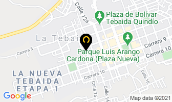 Mapa de Posada La Casona en La Tebaida
