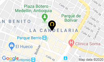 Mapa de Posada Moreno Gustavo en Medellín
