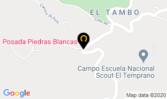 Mapa de Posada Piedras Blancas en Medellín