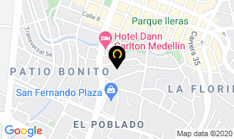 Mapa de Post Quirurgicos en Medellín
