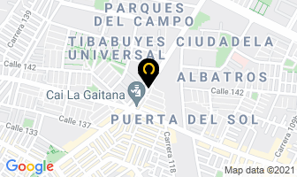 Mapa de Postres & Delicias Tiago en Bogotá D.C