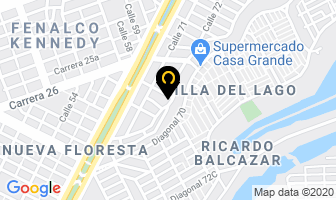 Mapa de Postres Las Delicias De Mafe en Cali