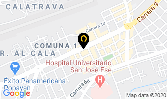 Mapa de Postres Y Crepes en Popayán
