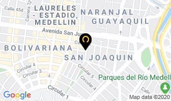 Mapa de Power Medical en Medellín