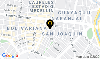 Mapa de Power Medical Ltda en Medellín