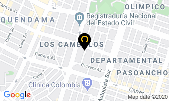 Mapa de Power Sound Producciones en Cali