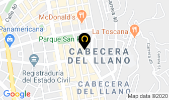Mapa de Power Wash Solution en Bucaramanga