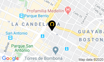 Mapa de Pozos El Cristal en Medellín