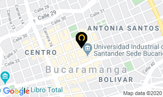 Mapa de P&p Ltda. en Bucaramanga