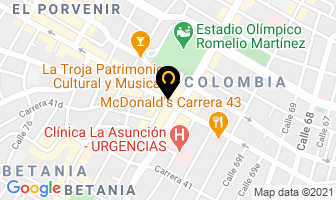Mapa de Prada Navas Carlos A. en Barranquilla