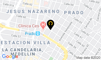 Mapa de Prado Dentales en Medellín