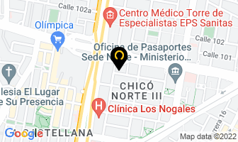 Mapa de Pravice Abogados Ltda en Bogotá D.C
