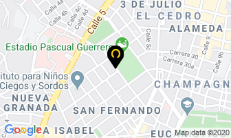 Mapa de Pre-icfes Humat en Cali